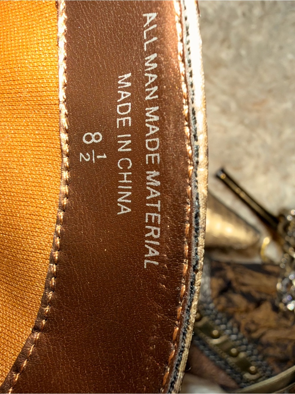 Vintage Y2K Wild Rose Brown & Gold Snakeskin Print Boots - Picture 8 of 11